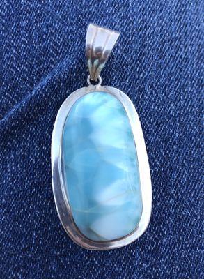 Larimar pendant