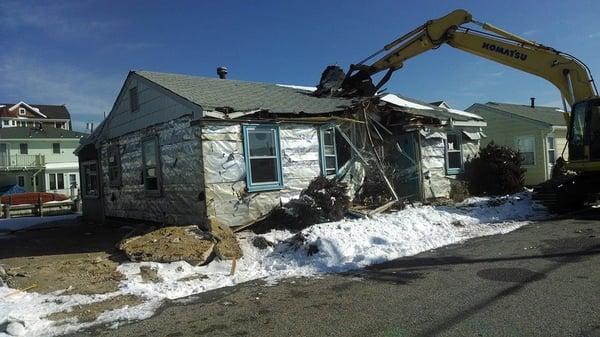 Demolition in Lavallette