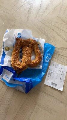 Birthday rewards Original Pretzel Sweet Almond Pretzel