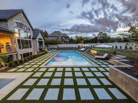 Elite backyard landscaping design