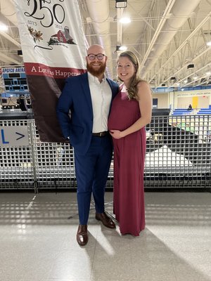 Financial planner Jacob Adkins and wife Shannon attending Harford250