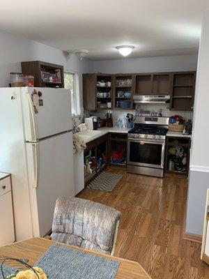 Before. These are 35 year old cabinets