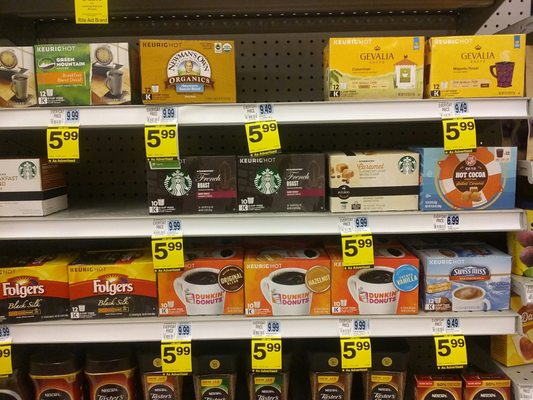 If you're going to buy K cups, this is the place.