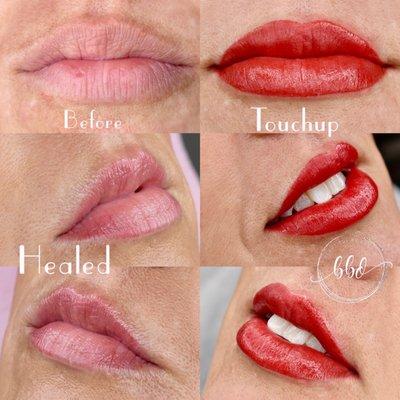 Full lip touch up