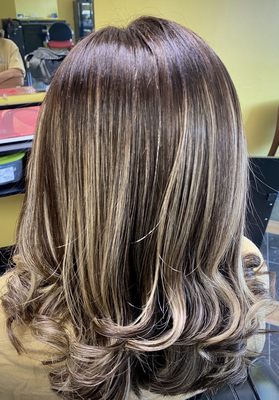 Soft Caramel Ombre Balage