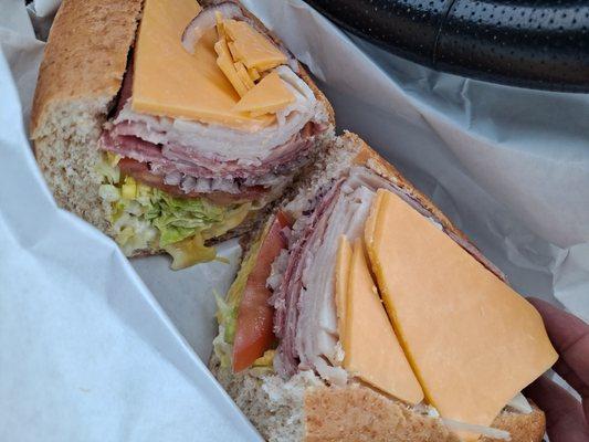 American Combo Sub! This thing is massive!