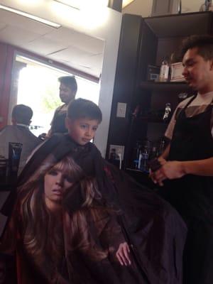 Hymen cutting my kids hair