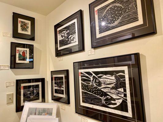 Local artists featured at the gallery section