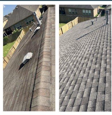 Before & After 
Allison Roofing the Right Way