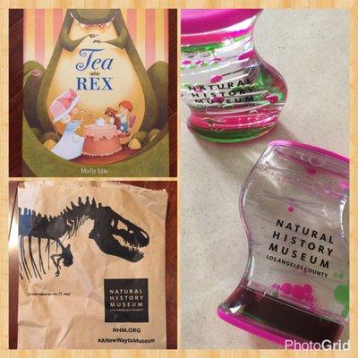 Just some loot for our kiddos... cute book - "Tea Rex" (1/2/17)