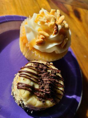 Oreo Cupcake and Salted Caramel Cupcake