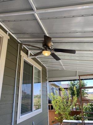 Patio ceiling fan