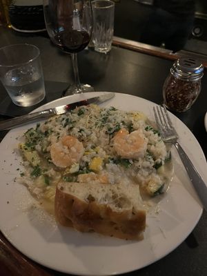 Risotto with shrimp