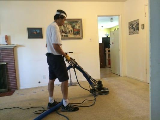 He's big Bertha carpet cleaning beast!