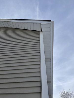 Broken soffit