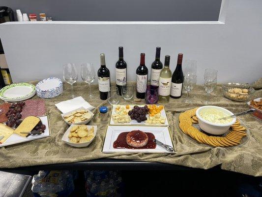 Vendor Wine & Cheese Event.  We wanted to show appreciation for all they do!