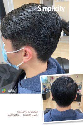 Men haircut by Jessica