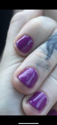 horrible nail job