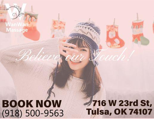 Discover tranquility at WanWan Massage in Tulsa, your sanctuary for unmatched massage experiences.