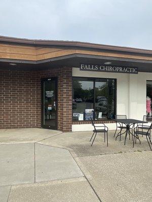 Ault Sports Massage is located inside Falls Chiropractic.