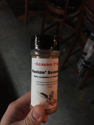 Home made hand blend fucking seasoning lol