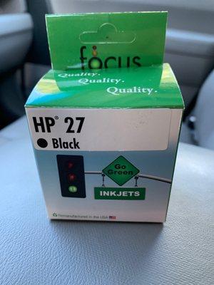 HP OfficeJet 5610 black print cartridge