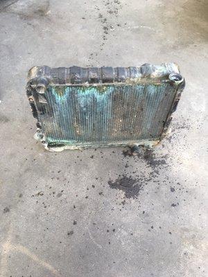 Before a rebuild on this radiator