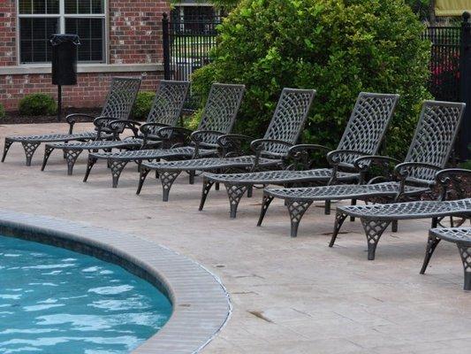 Pool Lounge Area  | Lafayette Gardens Apartments