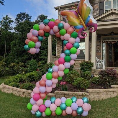 I make balloon yard numbers for birthdays and aniversaries. Great for indoors or outdoors. I set up, inflate, and tear down.