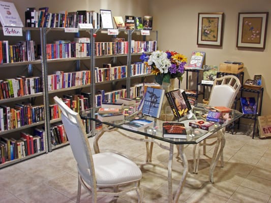 Inside the Book Nook at Adawehi