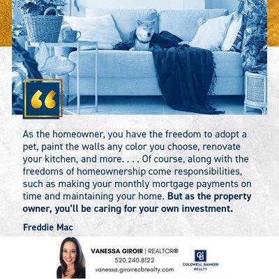 If you're thinking of becoming a homeowner, contact me today. I'll walk you through every single step.