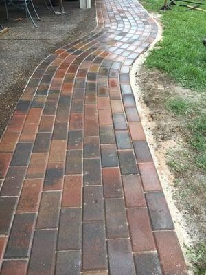 New paver walkway.