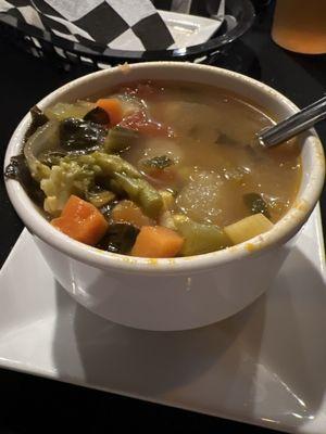 Minestrone with my meal