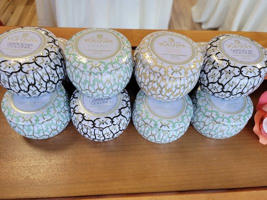 Voluspa tin candles