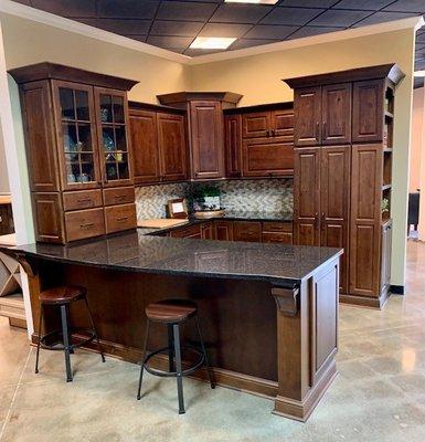 Kemper Knotty Alder Kitchen Display