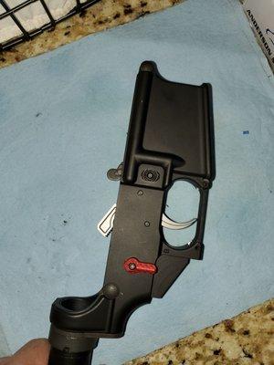 Parkerized lower.