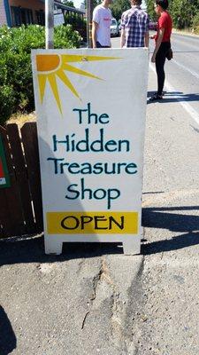 Sign outside shop