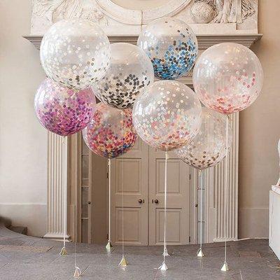 Confetti Balloons can be Personalized/Customized.