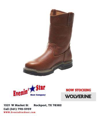 Now stocking Wolverine Work Boots