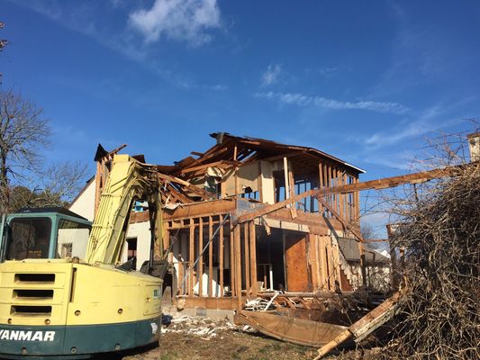 House demolition for Buckingham township