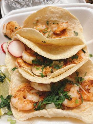 Shrimp tacos. Just look how good it looks. Yum