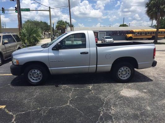 2005 Dodge Ram  $1500 single cab v-6 very clean truck miles are 126k , sale price $7995.