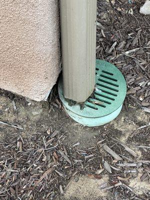 Make sure you're downspouts and drain are functional correctly
 2024