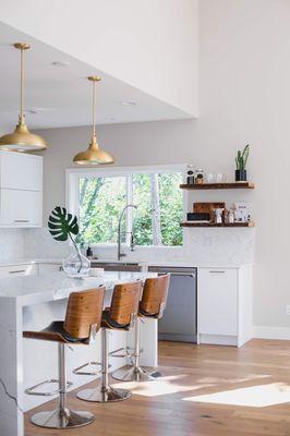 kitchen staging and styling