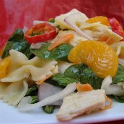 Mandarin Spinach Chicken Salad