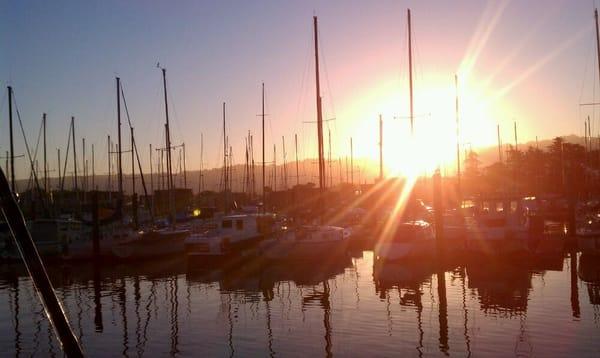 6am sunrise on the El Dorado.