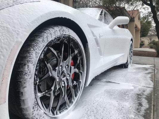 Stinger got the snow foam