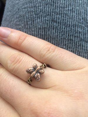 Beautiful wire butterfly ring! Only $8! ~ made locally in Southeastern Connecticut!