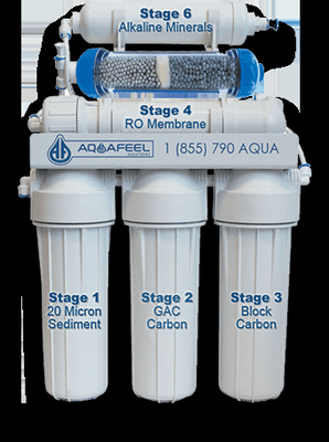 Aquafeel Alkaline Water System.