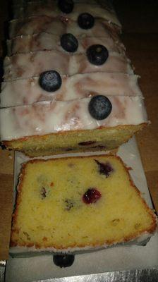 Lemon blueberry bread